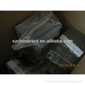 2013 Best Seller Matte Gift Card Holder Black Booklet Printing